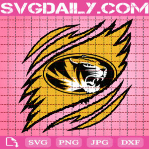 Missouri Tigers Claws Svg, Football Svg, Football Team Svg, NCAAF Svg, NCAAF Logo Svg, Sport Svg, Instant Download
