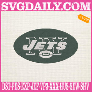 New York Jets Embroidery Files, Sport Team Embroidery Machine, NFL Embroidery Design, Embroidery Design Instant Download