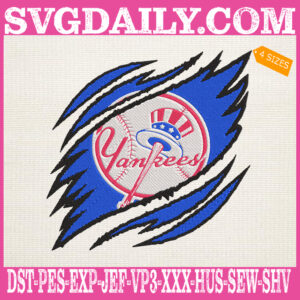 New York Yankees Embroidery Design, Yankees Embroidery Design, Baseball Embroidery Design, MLB Embroidery Design, Embroidery Design