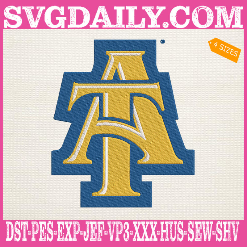 North Carolina A&T Aggies Embroidery Files, Sport Team Embroidery