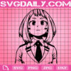Ochako Uraraka Svg, Class 1-A Student Svg, My Hero Academia Svg, Anime Svg, Uraraka Hero Svg, Svg Png Dxf Eps Instant Download