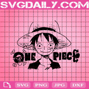 One Piece Luffy Svg, Luffy Svg, Anime One Piece Svg, Monkey D. Luffy Svg, One Piece Svg, Anime Svg, Instant Download