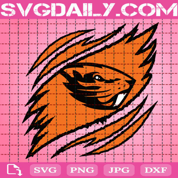 Oregon State Beavers Claws Svg, Football Svg, Football Team Svg, NCAAF Svg, NCAAF Logo Svg, Sport Svg, Instant Download