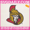 Ottawa Senators Embroidery Files, Sport Team Embroidery Machine, NHL Embroidery Design, Embroidery Design Instant Download