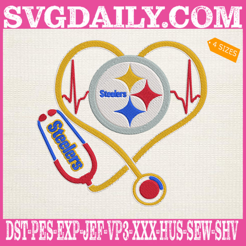 Philadelphia Eagles Heart Stethoscope Embroidery Files, Football Teams