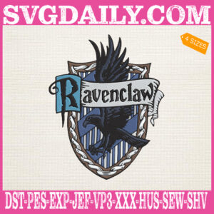 Ravenclaw Embroidery Files, Harry Potter Embroidery Machine, Hogwarts Houses Embroidery Design, Wizardly Embroidery Design Instant Download