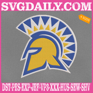 San Jose State Spartans Embroidery Machine, Football Team Embroidery Files, NCAAF Embroidery Design, Embroidery Design Instant Download