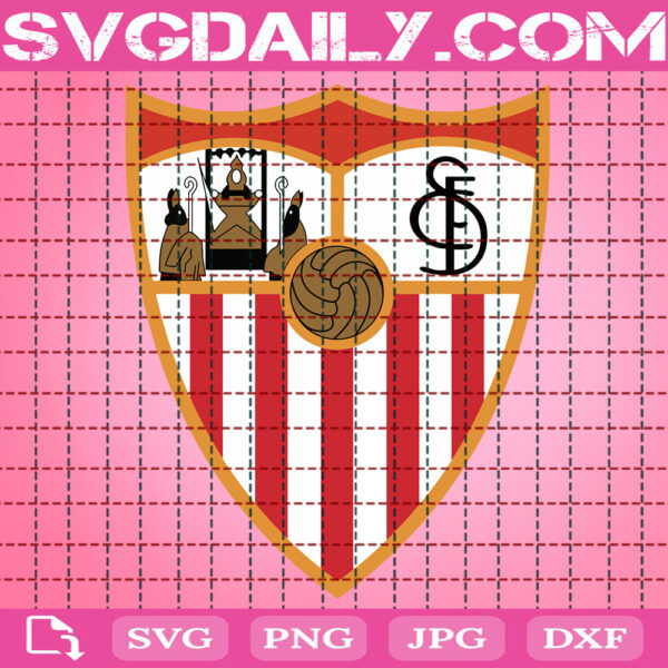 Sevilla Logo Svg, FC Seville Svg, La Liga Svg, Football Club In Spain Svg, Football Svg, Football Club Svg, Instant Download