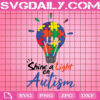 Shine A Light On Autism Svg, Autism Light Svg, Autism Svg, Autism Awareness Svg, Puzzle Svg, April Autism Month Svg, Instant Download