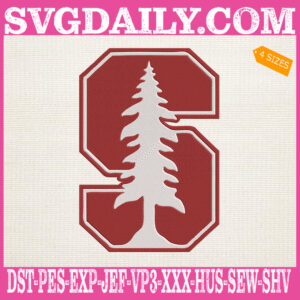 Stanford Cardinal Embroidery Machine, Football Team Embroidery Files, NCAAF Embroidery Design, Embroidery Design Instant Download