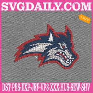Stony Brook Seawolves Embroidery Files, Sport Team Embroidery Machine, NCAAM Embroidery Design, Embroidery Design Instant Download