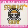 Straw Hat Crew Embroidery Design, Skull Luffy Logo Embroidery Design, Pirate Logo Embroidery Design, Anime Logo Embroidery Design, Embroidery Design