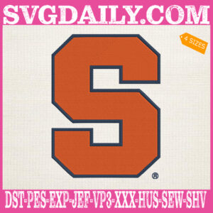Syracuse Orange Embroidery Machine, Football Team Embroidery Files, NCAAF Embroidery Design, Embroidery Design Instant Download