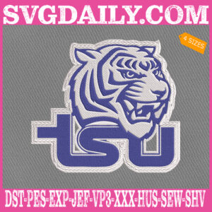 Tennessee State Tigers Embroidery Files, Sport Team Embroidery Machine, NCAAM Embroidery Design, Embroidery Design Instant Download