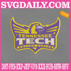 Tennessee Tech Golden Eagles Embroidery Files, Sport Team Embroidery Machine, NCAAM Embroidery Design, Embroidery Design Instant Download