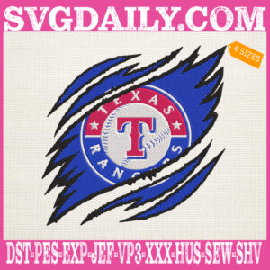 Texas Rangers Embroidery Design, Rangers Embroidery Design, Baseball Embroidery Design, MLB Embroidery Design, Embroidery Design
