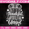 Thankful Grateful Blessed Svg, Disney Fall Svg, Thanksgiving Svg, Disney Svg, Svg Png Dxf Eps AI Instant Download