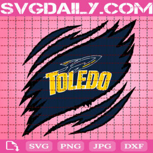 Toledo Rockets Claws Svg, Football Svg, Football Team Svg, NCAAF Svg, NCAAF Logo Svg, Sport Svg, Instant Download