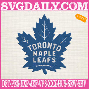 Toronto Maple Leafs Embroidery Files, Sport Team Embroidery Machine, NHL Embroidery Design, Embroidery Design Instant Download