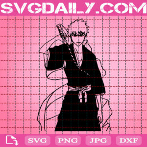 Toshiro Hitsugaya Svg, Bleach Svg, Anime Cartoon Svg, Bleach Anime Svg, Anime Svg, Anime Manga Svg, Svg Png Dxf Eps Instant Download