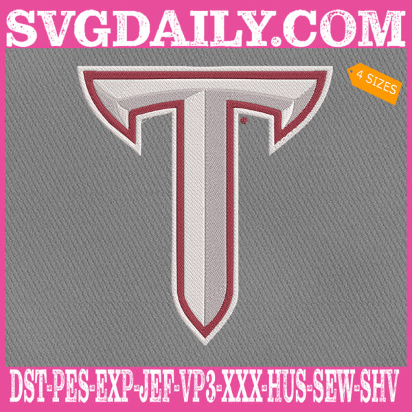 Troy Trojans Embroidery Machine, Football Team Embroidery Files, NCAAF Embroidery Design, Embroidery Design Instant Download