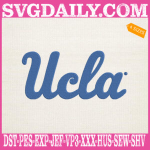 UCLA Bruins Embroidery Machine, Football Team Embroidery Files, NCAAF Embroidery Design, Embroidery Design Instant Download
