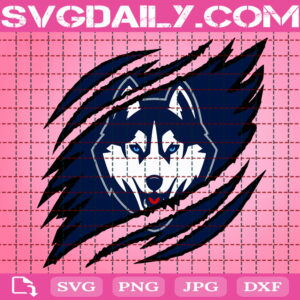 UConn Huskies Claws Svg, Football Svg, Football Team Svg, NCAAF Svg, NCAAF Logo Svg, Sport Svg, Instant Download