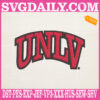 UNLV Rebels Embroidery Machine, Football Team Embroidery Files, NCAAF Embroidery Design, Embroidery Design Instant Download