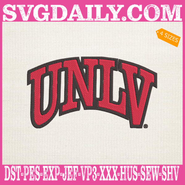 UNLV Rebels Embroidery Machine, Football Team Embroidery Files, NCAAF Embroidery Design, Embroidery Design Instant Download