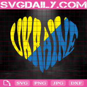 Ukraine Heart Svg, Pray For Ukraine Svg, Ukraine Freedom Svg, Forever Peace For Ukraine Svg, Stand With Ukraine Svg, Instant Download