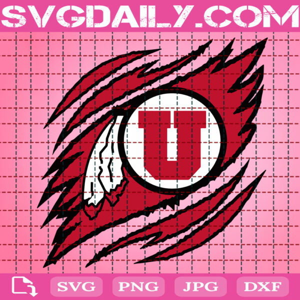 Utah Utes Claws Svg, Football Svg, Football Team Svg, NCAAF Svg, NCAAF Logo Svg, Sport Svg, Instant Download