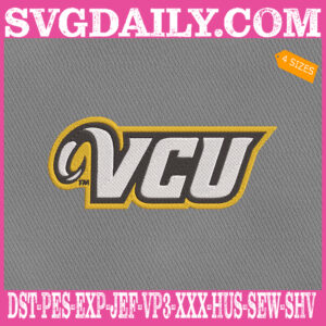 VCU Rams Embroidery Files, Sport Team Embroidery Machine, NCAAM Embroidery Design, Embroidery Design Instant Download