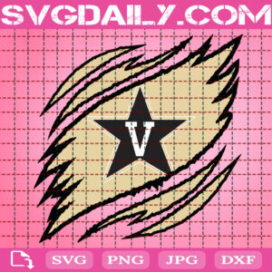 Vanderbilt Commodores Claws Svg, Football Svg, Football Team Svg, NCAAF Svg, NCAAF Logo Svg, Sport Svg, Instant Download