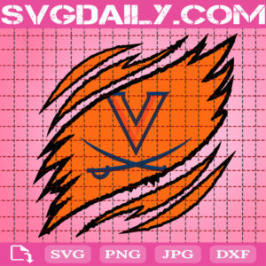 Virginia Cavaliers Claws Svg, Football Svg, Football Team Svg, NCAAF Svg, NCAAF Logo Svg, Sport Svg, Instant Download