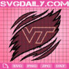 Virginia Tech Hokies Claws Svg, Football Svg, Football Team Svg, NCAAF Svg, NCAAF Logo Svg, Sport Svg, Instant Download