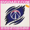 Washington Wizards Embroidery Design, Wizards Embroidery Design, Basketball Embroidery Design, NBA Embroidery Design, Sport Embroidery Design