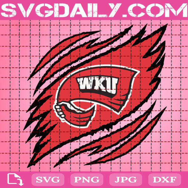Western Kentucky Hilltoppers Claws Svg, Football Svg, Football Team Svg, NCAAF Svg, NCAAF Logo Svg, Sport Svg, Instant Download
