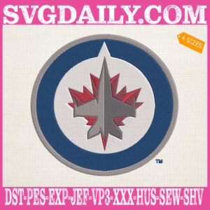 Winnipeg Jets Embroidery Files, Sport Team Embroidery Machine, NHL Embroidery Design, Embroidery Design Instant Download