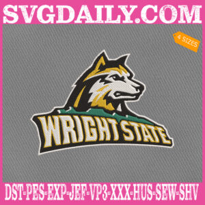 Wright State Raiders Embroidery Files, Sport Team Embroidery Machine, NCAAM Embroidery Design, Embroidery Design Instant Download