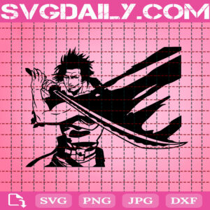 Yami Sukehiro Svg, Black Clover Svg, Anime Svg, Manga Japanese Svg, Svg Png Dxf Eps Digital File