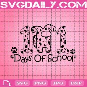 101 Days Of School Among Us Dalmation Svg, 101 Days Of School, Dalmation Svg, Among Us Dalmation, 101 Days, School Svg, Back To School Svg, Teacher Svg, Among Us Svg