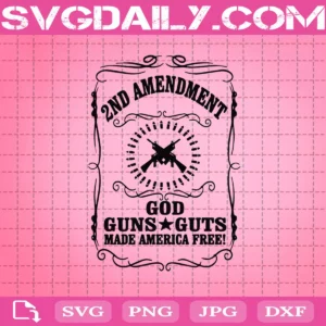 2nd Amendment Inspired Sweet as Strawberry Wine Gun Svg, 2nd Amendment Svg, Guns And Guts Svg, Gun Svg