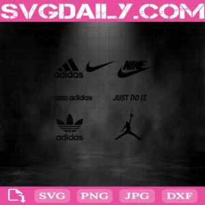Adidas And Nike Logo Svg Bundle, Adidas Svg, Nike Svg, Logo Svg, Just Do It Svg, Adidas Logo Svg, Nike Logo Svg