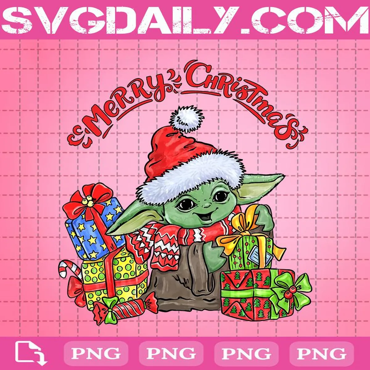 Baby Yoda Gifts Merry Christmas Png, Baby Yoda Png, Baby Yoda Christmas Png, Merry Christmas Png Instant Download, Digital File