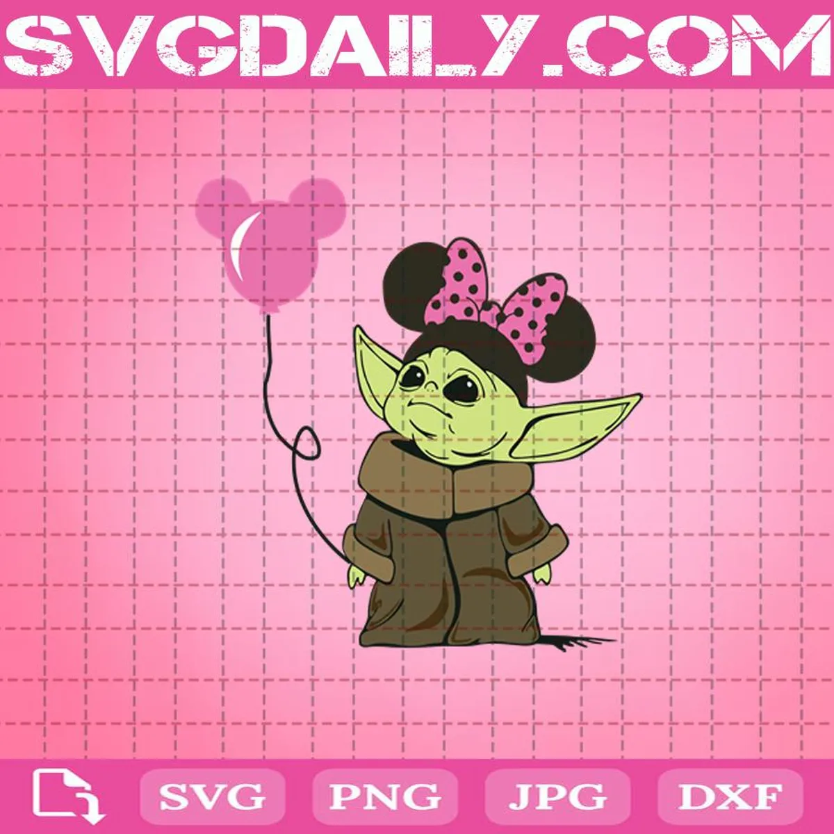 Baby Yoda Svg, Yoda Svg, Minnie Ears Svg, Starwars Svg, Disney Svg, Mickey Svg, Svg Png Dxf Eps AI Instant Download