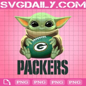 Baby Yoda With Green Bay Packers Png, Football Png, Packers Png, Baby Yoda Png, NFL Png, Png Files