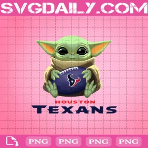 Baby Yoda With Houston Texans Png, Football Png, Texans Png, Baby Yoda Png, NFL Png, Png Files