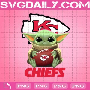 Baby Yoda With Kansas City Chiefs Png, Football Png, Chiefs Png, Baby Yoda Png, NFL Png, Png Files