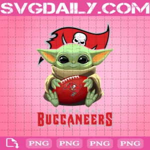 Baby Yoda With Tampa Bay Buccaneers Png, Football Png, Buccaneers Png, Baby Yoda Png, NFL Png, Png Files