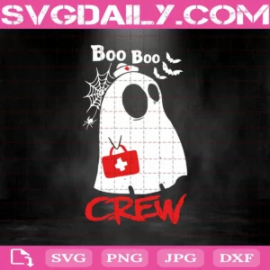 Boo Boo Crew Nurse Svg, Boo Boo Svg, Boo Boo Crew Svg, Crew Svg, Halloween Svg, Nurse Svg, Ghost Nurse Svg